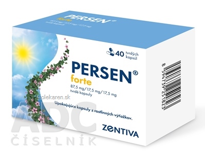 PERSEN forte cps dur (87,5 mg/17,5 mg/17,5 mg) 1x40 ks