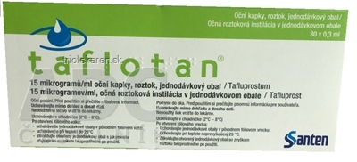 Taflotan int opo 0,3 ml/4,5 µg (obal LDPE jednodávk.) 30x0,3 ml