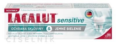 LACALUT SENSITIVE zubná pasta ochrana skloviny & jemné bielenie 75 ml