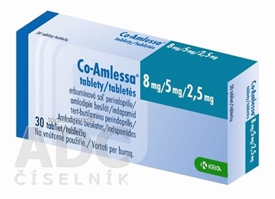 Co-Amlessa 8 mg/5 mg/2,5 mg tablety tbl (blis.) 1x30 ks