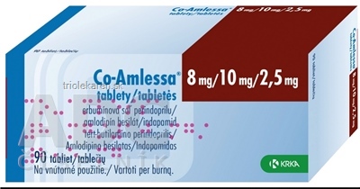 Co-Amlessa 8 mg/10 mg/2,5 mg tablety tbl (blis.) 1x90 ks