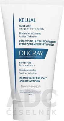 DUCRAY KÉLUAL EMULSION (inov. 2019) keratoredukčná emulzia - mliečne chrasty 1x50 ml