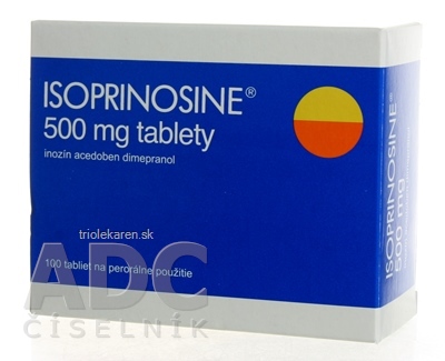 Isoprinosine 500 mg tablety tbl 500 mg (blis. PVC/PVDC/Al) 1x100 ks