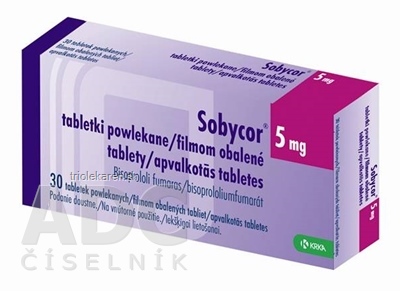 Sobycor 5 mg filmom obalené tablety tbl flm (blis.Al/Al) 1x30 ks