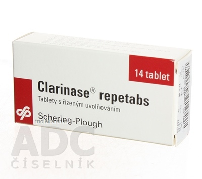 CLARINASE REPETABS tbl plg 5 mg (blis.OPA/Al/PE/LDPE/Al) 1x14 ks