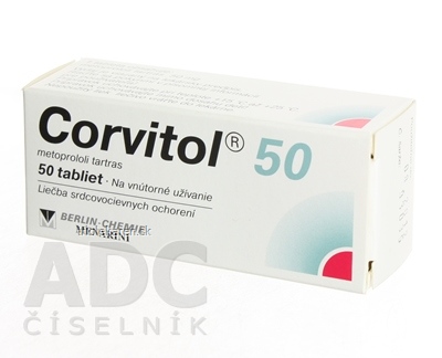 Corvitol 50 tbl 1x50 ks