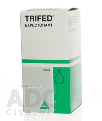 TRIFED EXPECTORANT sir (fľ.PVC hnedá) 1x100 ml