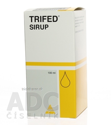 TRIFED sir (fľ.PVC hnedá) 1x100 ml