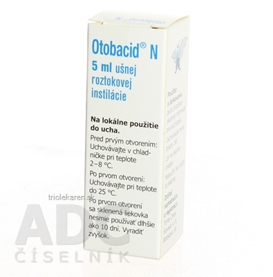 OTOBACID N int ots (liek.skl.) 1x5 ml