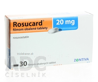 Rosucard 20 mg tbl flm 1x30 ks