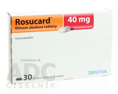 Rosucard 40 mg tbl flm 1x30 ks