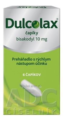 DulcoLax čapíky sup 10 mg (blis.Al/PE) 1x6 ks