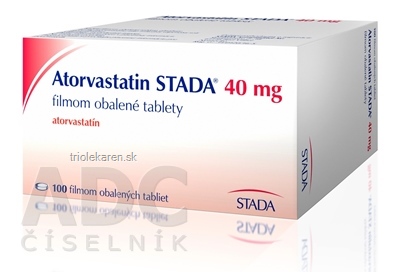 Atorvastatin STADA 40 mg filmom obalené tablety tbl flm (blis.) 1x100 ks