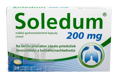 Soledum 200 mg mäkké gastrorezistentné kapsuly cps enm (blis.PVC/PVDC/Al) 1x20 ks