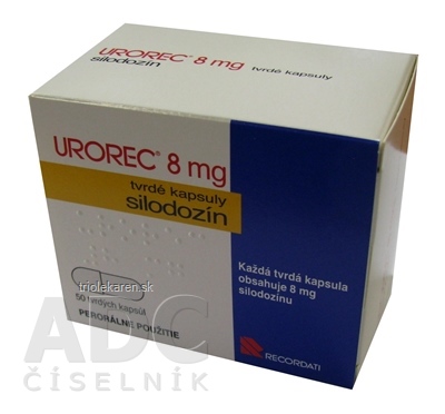 Urorec 8 mg tvrdé kapsuly cps dur (blis.) 1x50 ks