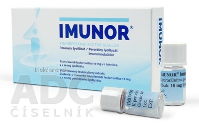 IMUNOR lyo por 10 mg 1x4 ks