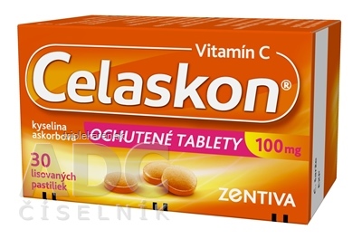 Celaskon 100 mg ochutené pastilky 30 ks