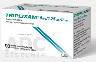 TRIPLIXAM 5 mg/1,25 mg/5 mg tbl flm (obal PP)  3x30 ks (90 ks)