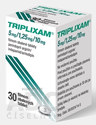 TRIPLIXAM 5 mg/1,25 mg/10 mg tbl flm (obal PP) 1x30 ks