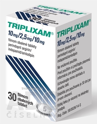 TRIPLIXAM 10 mg/2,5 mg/10 mg tbl flm (obal PP) 1x30 ks