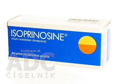 Isoprinosine 500 mg tablety tbl 500 mg (blis. PVC/PVDC/Al) 1x50 ks