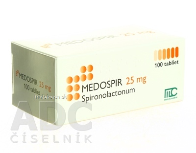 MEDOSPIR 25 mg tbl (blis.) 1x100 ks