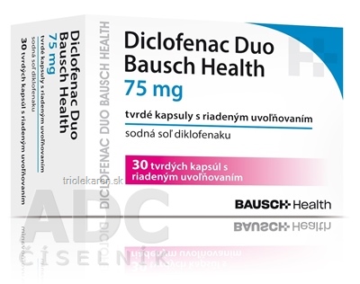 Diclofenac Duo Bausch Health 75 mg cps mod (blis.PVC/PVDC/Al) 1x30 ks