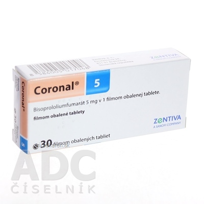 Coronal 5 tbl flm 5 mg (blis.PVC/PE/PVDC/Al) 1x30 ks