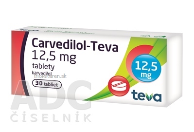 Carvedilol-Teva 12,5 mg tbl 1x30 ks