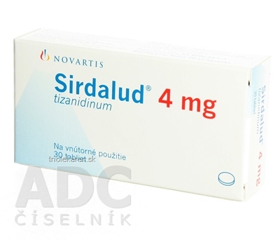 SIRDALUD 4 mg tbl  (blis.PVC/PE/PVDC/Al) 1x30 ks