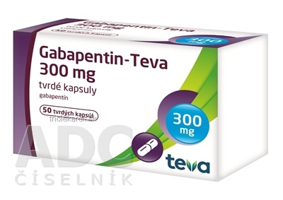 Gabapentin-Teva 300 mg cps dur (blis.PVC/PVDC/Al) 1x50 ks