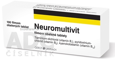 Neuromultivit filmom obalené tablety tbl flm (blis.Al/Al) 1x100 ks