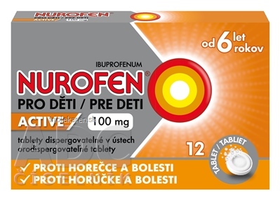 NUROFEN pre deti Active tbl oro 100 mg 1x12 ks