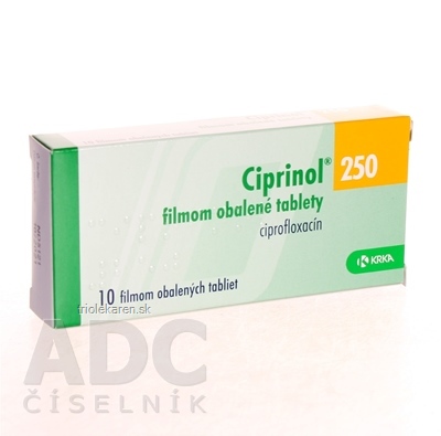 Ciprinol 250 tbl flm 250 mg (blis.Al/PVC/PVDC) 1x10 ks