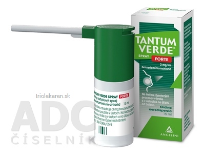 TANTUM VERDE SPRAY FORTE aer ora (liek.HDPE) 1x15 ml