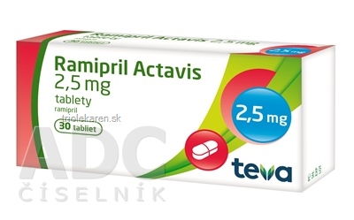 Ramipril Actavis 2,5 mg tbl 1x30 ks