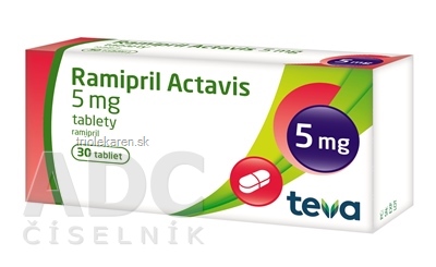 Ramipril Actavis 5 mg tbl 1x30 ks