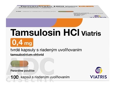 Tamsulosin HCl Viatris 0,4 mg cps mdd (blis.PVC/PE/PVDC/Al) 1x100 ks