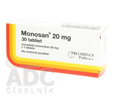 MONOSAN 20 mg tbl (blis.) 1x30 ks