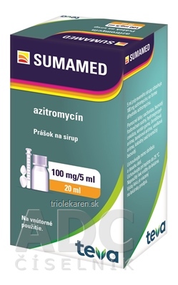 SUMAMED plv sir 100 mg/5 ml (fľ.HDPE) 1x20 ml