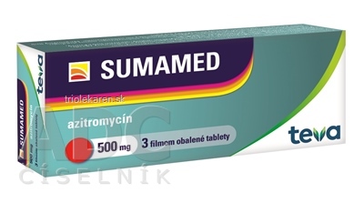 SUMAMED 500 mg tbl flm (blis. PVC/Al) 1x3 ks