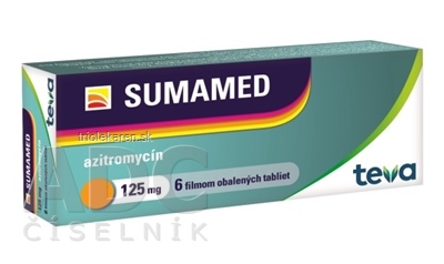 SUMAMED 125 mg tbl flm (blis. PVC/Al) 1x6 ks