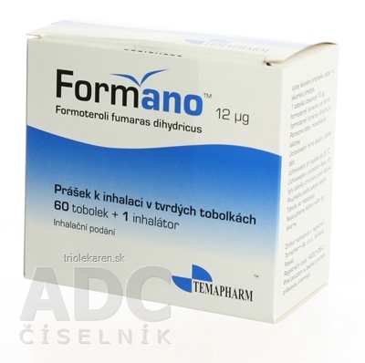 FORMANO plv icd 12 µg 1x60ks + 1x inhalátor, 1x1 set