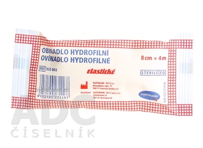 Ovínadlo hydrofilné elastické sterilné (8cm x 4m) 1x1 ks