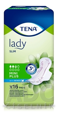 TENA Lady Slim Mini Plus Wings inkontinenčné vložky 1x16 ks