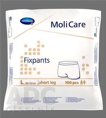 MoliCare Fixpants short leg L fixačné nohavičky (80-120 cm) 1x100 ks