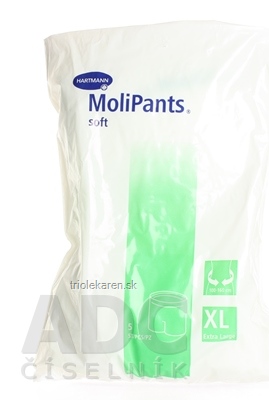 MOLIPANTS SOFT XLARGE (2000) fixačné nohavičky 1x5 ks