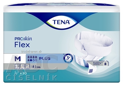 TENA Flex Plus M inkontinenčné nohavičky s rýchloupevňovacím pásom 1x30 ks