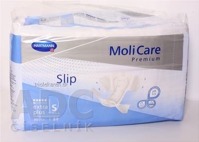 MoliCare Premium Extra Plus S plienkové nohavičky zalepovacie (60-90 cm), 1x30 ks