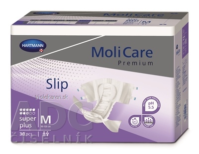 MoliCare Premium Super Plus M plienkové nohavičky zalepovacie (90-120 cm), 1x30 ks